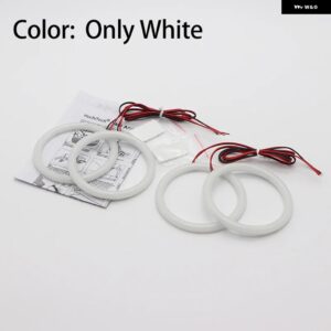 BMW スイッチ バック コットン ライト LED エンジェル アイ デュアル カラー Z4 E85 E86 2002-2008 - WHITE