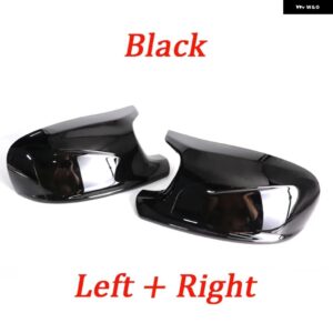 BMW カーボン リアビュードア ウイング サイドミラー カバー キャップシェルケース X3 F25 X1 E84 PRE-LCI 2010-13 ケース - 1 pair black