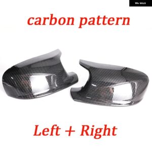 BMW カーボン リアビュードア ウイング サイドミラー カバー キャップシェルケース X3 F25 X1 E84 PRE-LCI 2010-13 ケース - 1 pair Carbon look