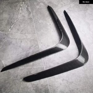 BMW G24 G26 420I 420D I4 M50 2021-2024 フロントバンパー エアベント カバー スプリッターサイド スポイラー スプリッターカーアクセサリー - Carbon Look