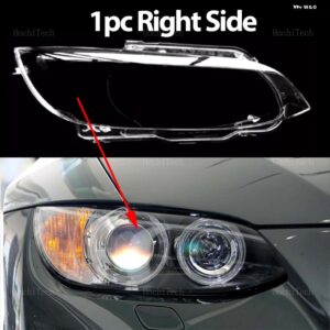 BMW ヘッドライト カバー M3 E92 E93 クーペフェイスリフト前 2006-09 クリア ハウジング フロント ヘッドライト レンズ シェルガラスランプカバー - 1pc Right Side