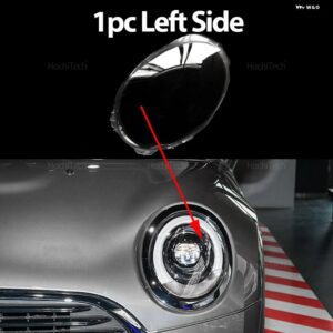 BMW ヘッドライト カバー ミニクラブマン F56 2014-2018 クリア ハウジング フロント ヘッドライト レンズ シェルガラスランプカバー - 1pc Left Side