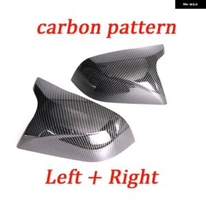 テスラ カーボンパターンブラックサイドミラー カバー キャップ モデル3 2017-23 - Carbon pattern 1 set