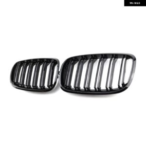 BMW 1ペア M カラー/グロスブラックフロントバンパー キドニー グリル X5 E70 2007-2013 X6 E71 E72 2008-2014 アクセサリー - all black