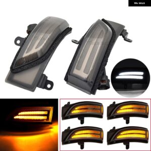 スバル 2個 LED ダイナミックサイドミラー ライト ダイナミックウィンカー ランプ クロストレック フォレスター インプレッサ レガシィアウ - Dynamic Smoked