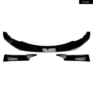 BMW フロントバンパー リップ スポイラー スプリッター フォグランプ チューニング ディフューザー 1シリーズ F20 F21 120D 120I M135I Mパック PRE-LCI - gloss black AB