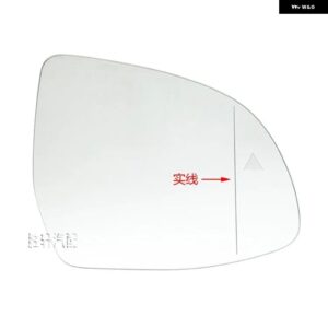 BMW ブラインド スポット BSM サイドミラー ガラス X3 X4 X5 X6 X7 F15 F25 G01 G02 G05 F15 F16 F25 F26 G08 リアビュー自動交換 - Right solid line