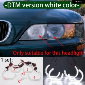 BMW 2 年 LED アイスクリスタル エンジェル アイ キット ホワイト リング Z3 36192 - DTM version white