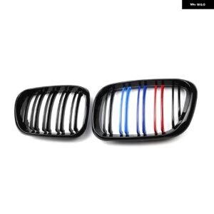 BMW 1ペア M カラー/グロスブラックフロントバンパー キドニー グリル G01 X3 G02 X4 2018-21 アクセサリー - M Look
