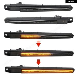 BMW 2X LED ウィンカーライト E90 E92 E93 セダン クーペ コンバーチブル 2007-2013 LED ダイナミック サイド マーカー インジケーター ウインカー ライト - Smoke Dynamic