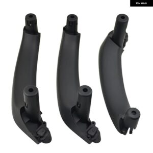 BMW 左/右 インテリア ドアプルハンドル アームレスト パネル カバー LHD RHD X3 X4 F25 F26 2011-17 - LHD Cover Black