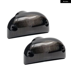 ボルボ 2PC スモーク LED フロントサイド マーカーライト ルノー ミッドラムプレミアムケンワース FE FL 2006- 日産 キャブスターサイドステップ - Smoke lens
