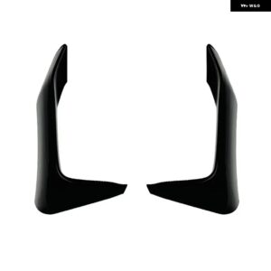 BMW MP スタイル フロントバンパー スプリッターリップフォグ ディフューザー ランプカバー カナード 3シリーズ 4シリーズ M3 M4 F80 F81 F82 F83 2014-2020 - Gloss Black A