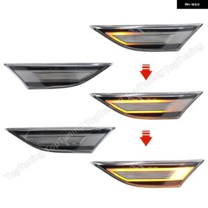 ポルシェ 2個 LED サイド マーカーライト 991 カレラ S 4 4S GTS タルガターボ 981 718 ボクスターケイマン LED ウィ - Dynamic Amber