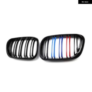 BMW 2個 スタイル グロスブラックフロントキドニーダブルスラット グリル G01 X3 G02 X4 2018-2021 カーアクセサリー - M Look