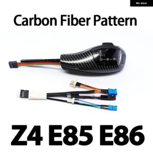 BMW LED カー インテリア アクセサリー ギア シフト レバー ノブ Z4 E89 E85 E86 2001-2016 - E85 E86 Carbon fiber