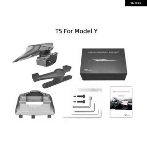 テスラ 中央 制御 画面 ディスプレイ 回転 ブラケット GPS ナビゲーション ホルダー スイベル マウント モデル3 ハイランド 2024 - For MY 2019-2025
