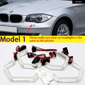 BMW M4 象徴 スタイル LED クリスタルエンジェルアイキット 1シリーズ E81 E82 E87 E88 116I 118I 120I 125I 128I 130I 135I 116D 118D 2004-13 - model 1