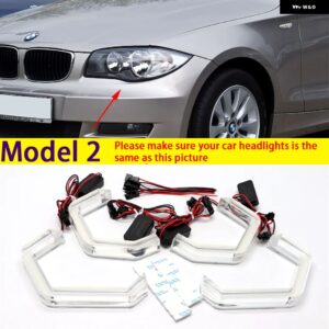 BMW M4 象徴 スタイル LED クリスタルエンジェルアイキット 1シリーズ E81 E82 E87 E88 116I 118I 120I 125I 128I 130I 135I 116D 118D 2004-13 - model 2