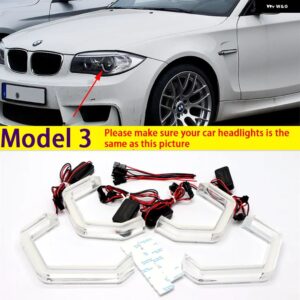 BMW M4 象徴 スタイル LED クリスタルエンジェルアイキット 1シリーズ E81 E82 E87 E88 116I 118I 120I 125I 128I 130I 135I 116D 118D 2004-13 - model 3