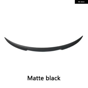 テスラ スポイラー テール ウイング リア トランク リッド スポイラー ウイング ブラックとカーボン パターン モデルY 2017 ～ 2023 - Matte Black