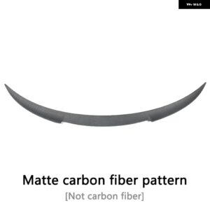 テスラ スポイラー テール ウイング リア トランク リッド スポイラー ウイング ブラックとカーボン パターン モデルY 2017 ～ 2023 - Matte CF pattern