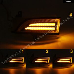 スバル 2個 ダイナミック LED サイドミラー ウィンカーランプ クロストレック フォレスター インプレッサ レガシィアウトバック WRX S - Clear Dynamic