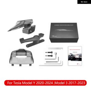 テスラ モデル3 Y 2020-2024 ハイランドスクリーンスイベル マウント センター コンソール ナビゲーションスクリーン回転 ホルダー 4 - M3 17-23 MY 20-24