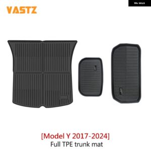 テスラ フロアマット モデルY 3 2017-2024 ハイランド 左右舵 全ウェザー型 TPE カーゴライナー カーゴ トランク アクセサリー