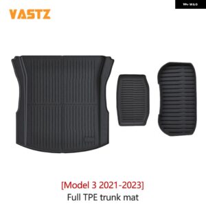 テスラ フロアマット モデルY 3 2017-2024 ハイランド 左右舵 全ウェザー型 TPE カーゴライナー カーゴ トランク アクセサリー