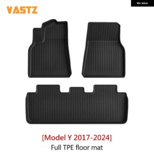 テスラ フロアマット モデルY 3 2017-2024 ハイランド 左右舵 全ウェザー型 TPE カーゴライナー カーゴ トランク アクセサリー