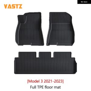 テスラ フロアマット モデルY 3 2017-2024 ハイランド 左右舵 全ウェザー型 TPE カーゴライナー カーゴ トランク アクセサリー