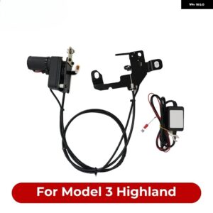 テスラ フロントスペア ボックス 電気錠ソフトクロージング モデル3 Y XS 2021-2024 自動吸着簡単インストール - 2024 M3 Highland