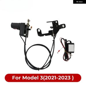 テスラ フロントスペア ボックス 電気錠ソフトクロージング モデル3 Y XS 2021-2024 自動吸着簡単インストール - 2021-2023 Model 3
