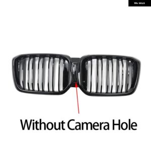 BMW 1ペア M カラー/グロスブラックフロントバンパー キドニー グリル X3 X4 G01 G02 LCI 2022-2023 カーアクセサリー - Without hole