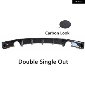 BMW リアバンパー リップ ディフューザー M パフォーマンスブラック ディフューザー カーボンルック 3シリーズ F30 F31 F35 M スポーツ 2012-2019 - Carbon Single 2 out