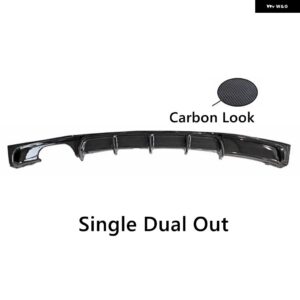 BMW リアバンパー リップ ディフューザー M パフォーマンスブラック ディフューザー カーボンルック 3シリーズ F30 F31 F35 M スポーツ 2012-2019 - Carbon 2Xsingle