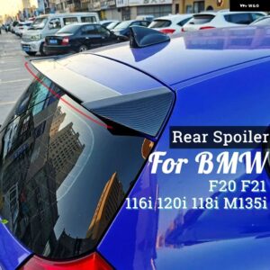 BMW ルーフ スポイラー 1シリーズ 1ER F20 F21 116I 120I 118I M135I ハッチバック グロスブラック ABS リアルーフ ウイング スポイラー 2011-2018 - Carbon Look