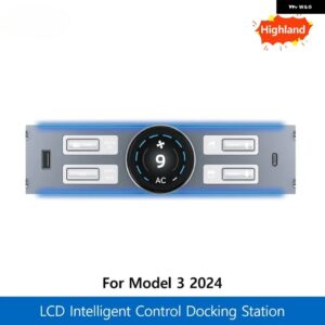 テスラ モデルY 3 センター コントロール 拡張ドック ステーション LCD インテリジェント物理 ボタン ノブ モデルY 3 2021-202 - For 3 2024