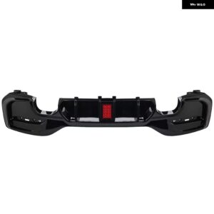 BMW MP スタイル リアバンパー ディフューザー リップ F20 F21 M-TECH 118I 120I 125I M135I M140I M SPORT 2015-2019 ライトデュアルスプリッター付き - Gloss Black