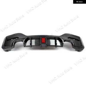 BMW MP スタイル リアバンパー ディフューザー リップ F20 F21 M-TECH 118I 120I 125I M135I M140I M SPORT 2015-2019 ライトデュアルスプリッター付き - Carbon Look