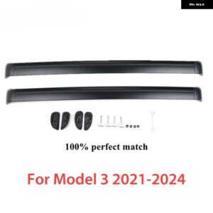 テスラ モデルY 17-24 3 21-24 アルミ輸送ツールルーフ クロスバールーフ トップ キャリア 貨物 キャリア ラック - For Model 3