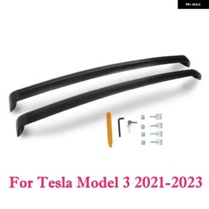 テスラ VASTU モデル3 2021-2025 ハイランドアルミクロスバー屋上 キャリア 貨物 キャリア 75 キロ荷重ルーフ ラックアクセサリ - for Model 3 21-23