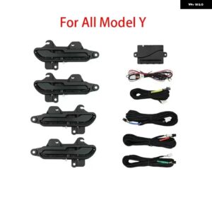 テスラ モデルY 電動スマート自動 ドアハンドル 減速機 LED 付きカラフルな ハンドルバー モデル3 ハイランド - For Model Y