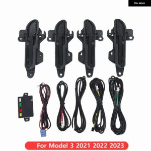 テスラ 電動 ドアハンドル モデル3 Y 2025 ジュニパー 2022-24 ハイランド 自ダイナミックにアウト自動存在 ドアハンドル - For 3 2021-2023