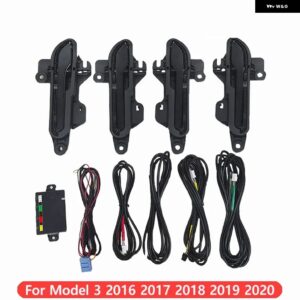 テスラ 電動 ドアハンドル モデル3 Y 2025 ジュニパー 2022-24 ハイランド 自ダイナミックにアウト自動存在 ドアハンドル - For 3 2016-2020
