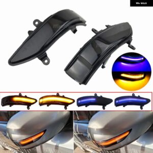 スバル 2個 ダイナミックウインカー LED レガシィ BL BP BM BR アウトバックトライベッカ フォレスター ミラー ウィンカー矢印ラ - Dynamic Blue Yellow