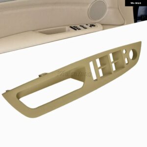 BMW 左右サイド自動インナー インテリア アームレスト ドア パネル ハンドルプル トリム カバー E70 X5 SAV 2007-2013 - Beige-Panel
