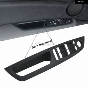 BMW 左右サイド自動インナー インテリア アームレスト ドア パネル ハンドルプル トリム カバー E70 X5 SAV 2007-2013 - Black(one the right)