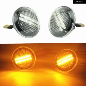 ランドローバー ダイナミック LED ウインカー サイド マーカー ライト レンジローバー L322 2002-2012 リピーター シーケンシャル フラッシャー ウインカー - Dynamic Crystal